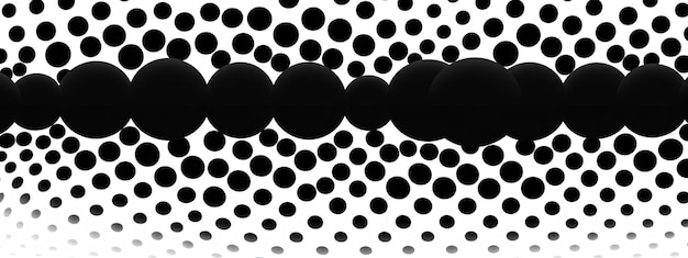 un patrón de puntos en blanco y negro al estilo de los símbolos gráficos