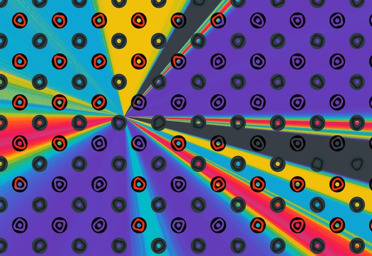 Foto patrón de puntos fondo textura patrón de puntos planos patrón manchado plantilla de puntos moderna ilustración para el diseño de cubiertas de banners web