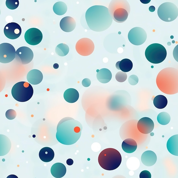 patrón de puntos polka en color pastel