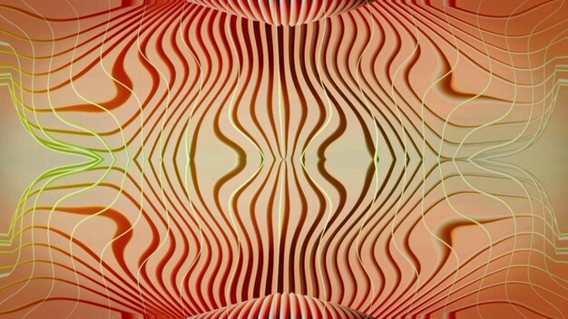 Patrón de remolino floral abstracto con líneas geométricas y diseño de ondas para papel tapiz sin costuras