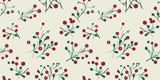 Patrón de repetición sin costuras de Navidad con motivos minimalistas Diseño de azulejos de Navidad para vacaciones