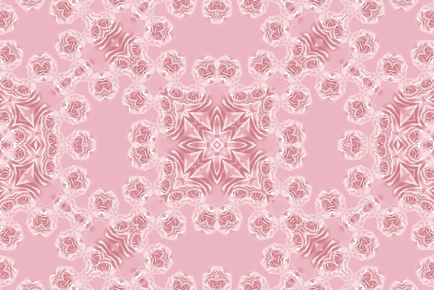 Patrón de rosas abstractas
