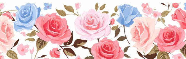 Patrón de las rosas