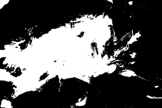 Patrón de salpicaduras de tinta grunge en blanco y negro con salpicadures y gotas