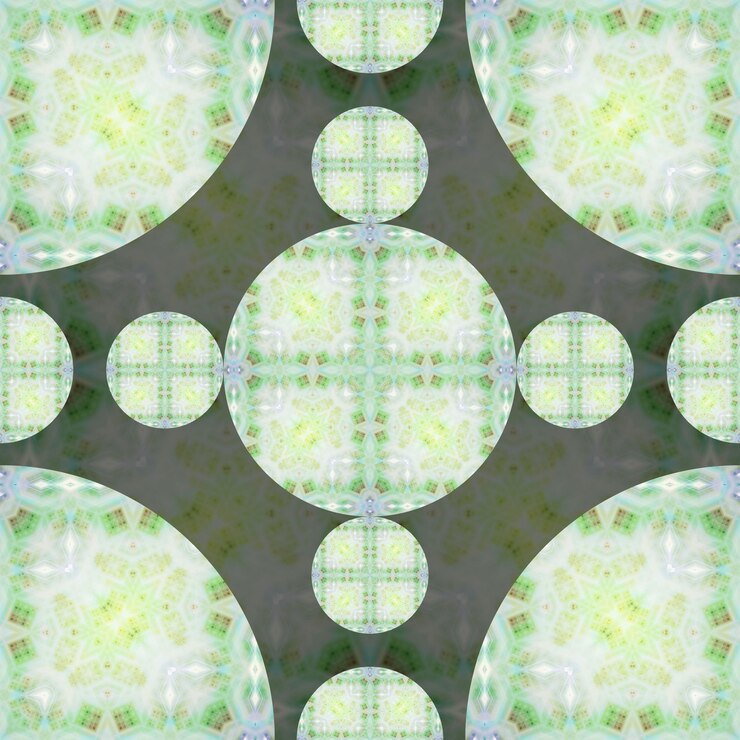 Foto patrón simétrico abstracto sin costuras