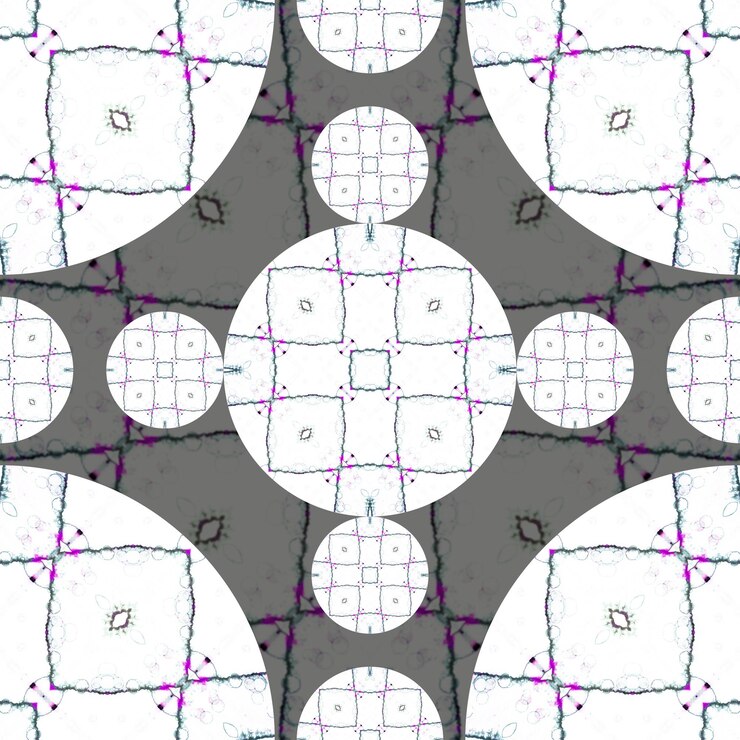 Foto patrón simétrico abstracto sin costuras