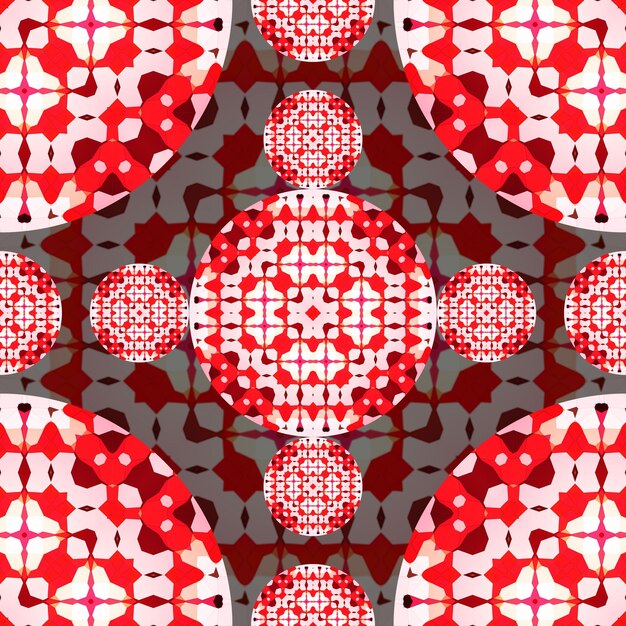 Patrón simétrico abstracto sin costuras
