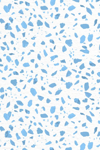Patrón de Terrazzo azul con fondo transparente y diseño abstracto