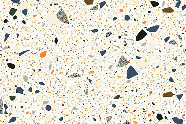 Foto patrón terrazzo sin costuras fondo abstracto hecho de piedras naturales