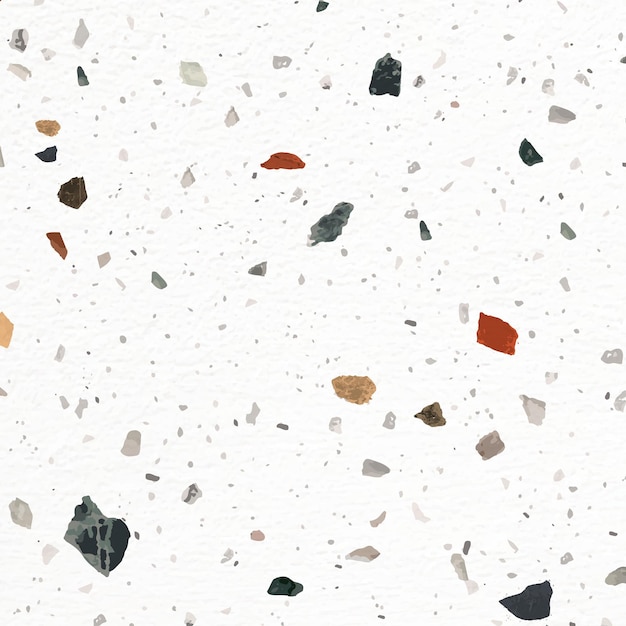 Patrón de terrazzo png estético fondo transparente diseño abstracto de tono de tierra