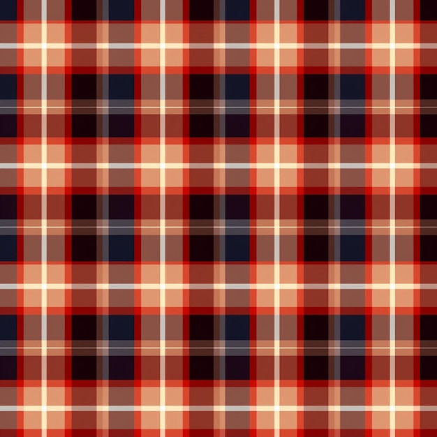 Patrón de textura a cuadros de tartan rojo Fondo sencillo
