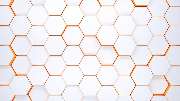 Patrón de textura de fondo hexagonal moderno