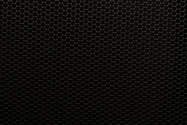 Patrón de textura de malla metálica negra abstracta.Textura de metal negro en blanco para diseñadores