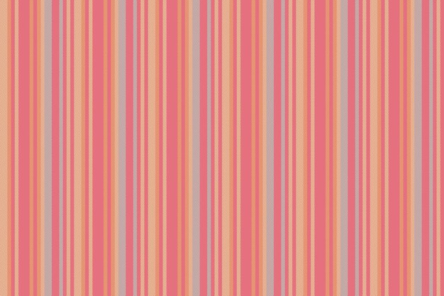 Patrón de textura de tela de figura fondo textil multicolor vertical vector de rayas fibrosas líneas sin costuras en colores rojo y limón