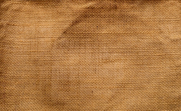 Patrón de textura textil de tiro macro o tela de saco