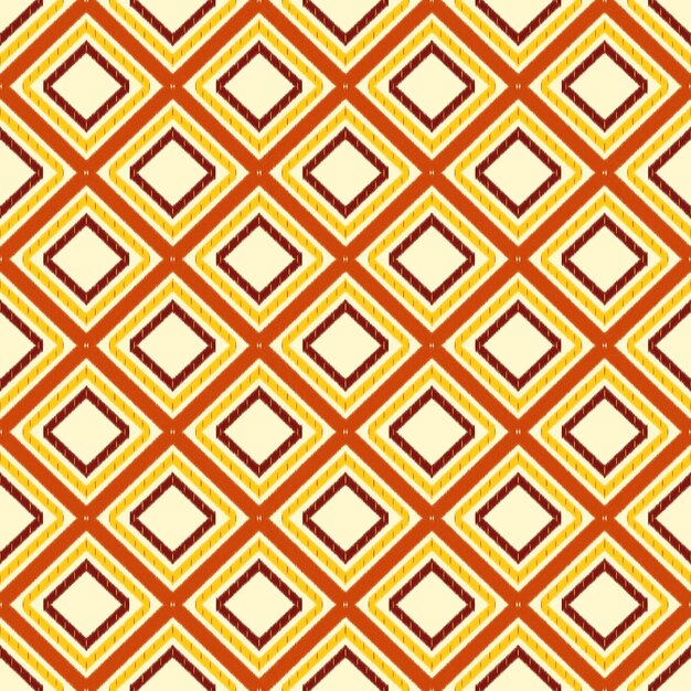 Patrón tradicional sin costuras de la etnia Ikat en el fondo