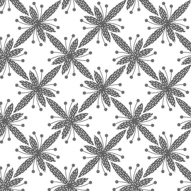 patrón transparente floral flor hojas ilustración doodle naturaleza animal para papel tapiz invitación de boda papel de regalo