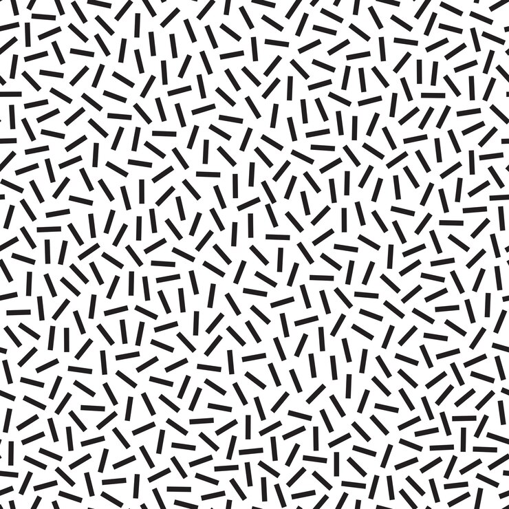 Foto patrón de trazo de mosaico sin costuras en el estilo retro de memphis moda de los años 80 90 textura en blanco y negro