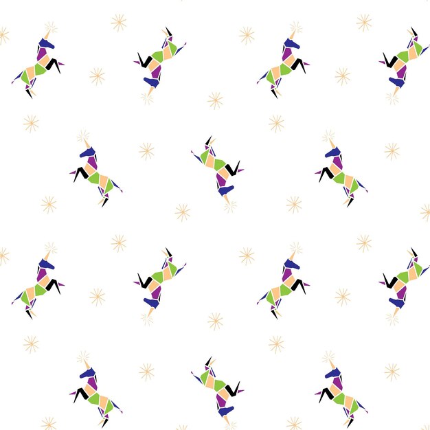 patrón de vaqueros monocromático sin costuras con jinetes de caballos lujosos habilidades de entrenamiento para la caza o la participación en rodeo ilustración vectorial