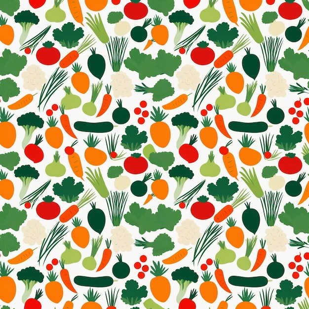 Foto patrón vegetal sin costuras abstracto en estilo vectorial