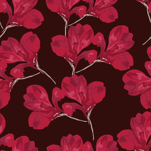patrón vintage pincel de rosa floral acuarela sin costura fondo abstracto vector flor t