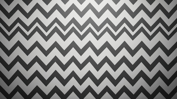 Foto un patrón de zigzag monocromático que crea un fondo elegante y minimalista