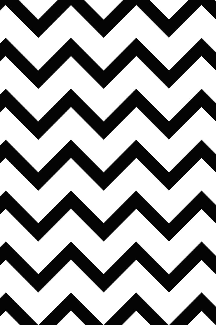 Foto patrón en zigzag png fondo transparente chevrón negro diseño sencillo