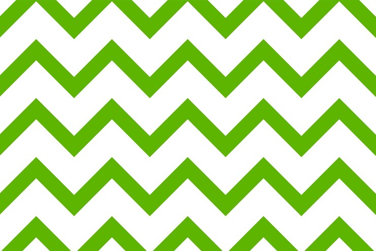 Foto patrón en zigzag png fondo transparente chevrón verde diseño creativo