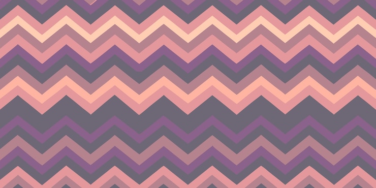 Foto patrón en zigzag que crea un telón de fondo dinámico de color rosa y púrpura