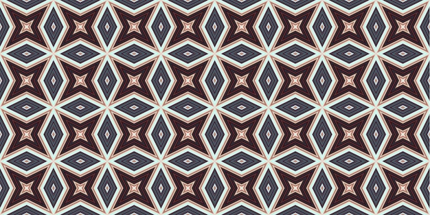 Patrones abstractos sin fisuras Fondo de patrones de rombos y triángulos Patrones de estrellas Tendencias de la moda