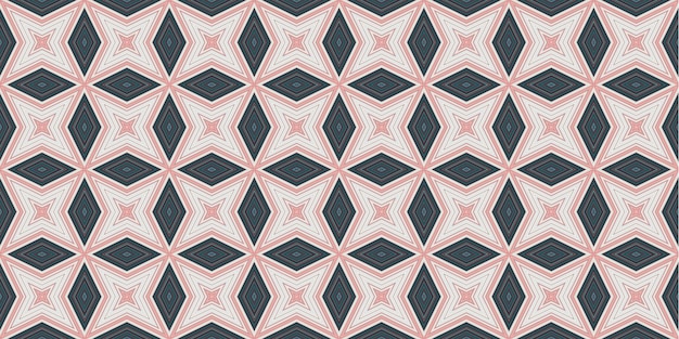 Patrones abstractos sin fisuras Fondo de patrones de rombos y triángulos Patrones de estrellas Tendencias de la moda