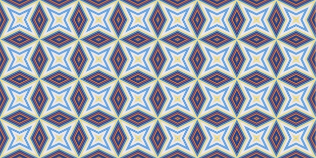 Patrones abstractos sin fisuras Fondo de patrones de rombos y triángulos Patrones de estrellas Tendencias de la moda