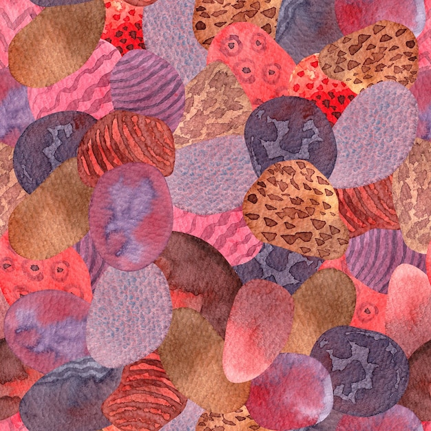 Patrones abstractos Patrones en estilo collageElementos coloridos de diferentes formas