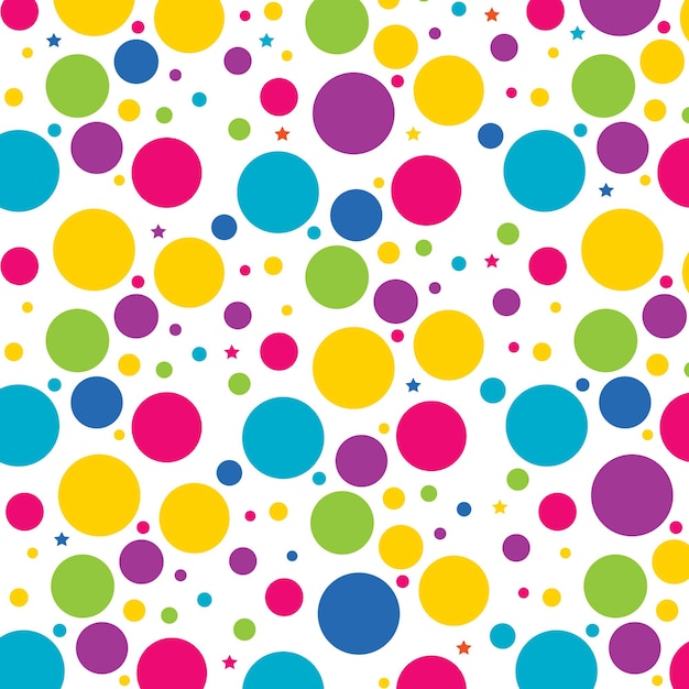 patrones de cumpleaños coloridos y brillantes