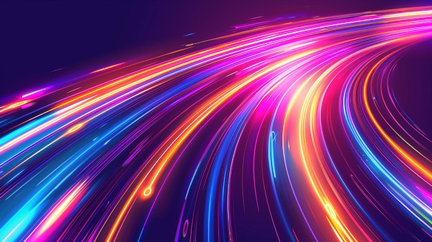 Patrones fractales abstractos con colores vibrantes energía dinámica diseño futurista altamente detallado 8K