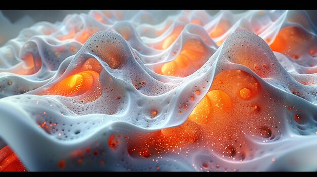Los patrones fractales pulsan con energía papel tapiz abstracto