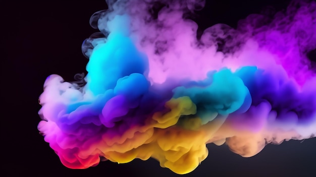 Patrones de humo creativos Fondo de nubes de humo