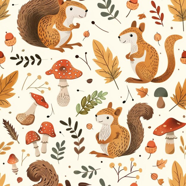 patrones inspirados en el otoño