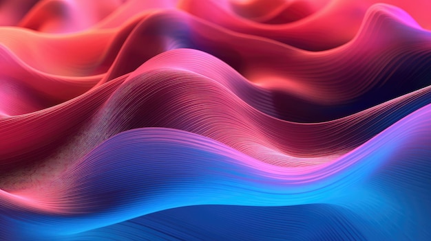 Patrones de ondas abstractas y coloridas