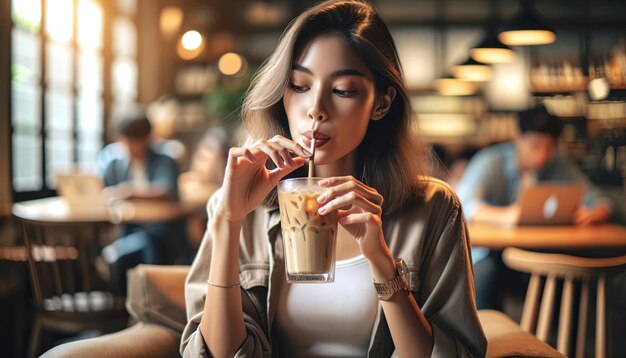 Pausa de café casual