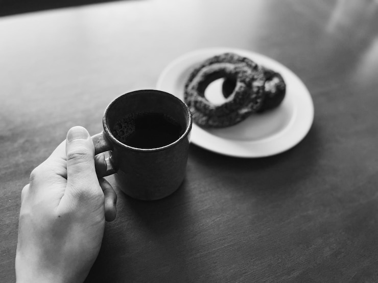 Foto pausa para o café