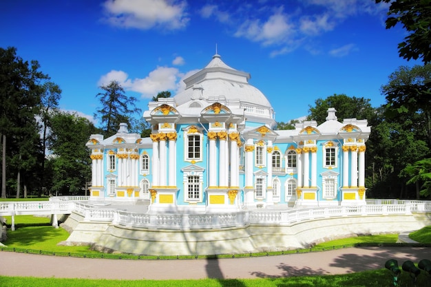 Pavilhão hermitage em czarskoe selo. são petersburgo, rússia