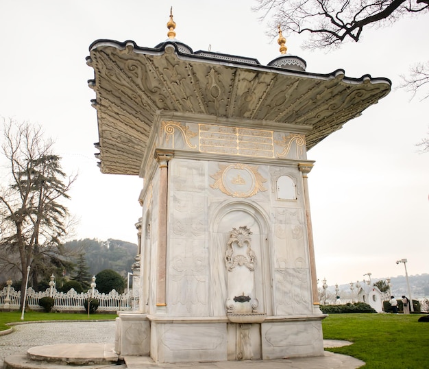 Pavilhão Littlewater, Fonte Kucuksu Kasri, Império Otomano 1857, em Istambul.