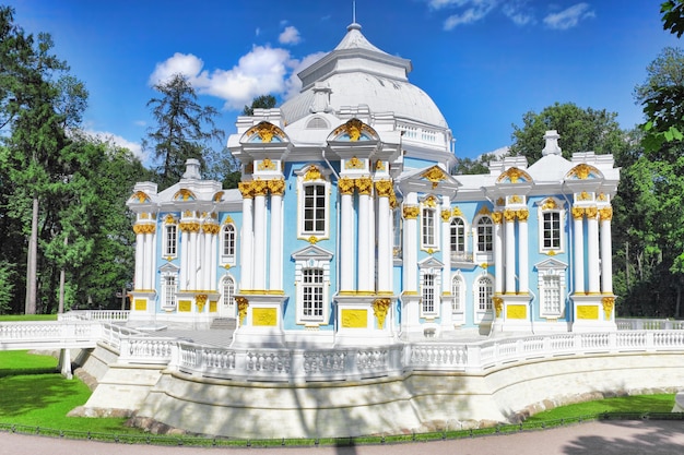 Pavillon Einsiedelei in Zarskoje Selo. St. Petersburg, Russland