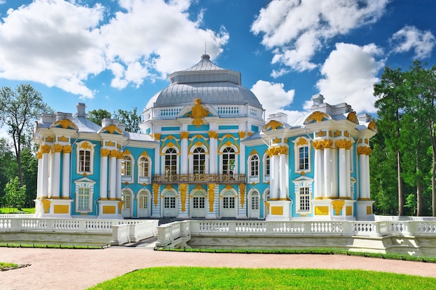 Pavillon Einsiedelei in Zarskoje Selo. St. Petersburg, Russland