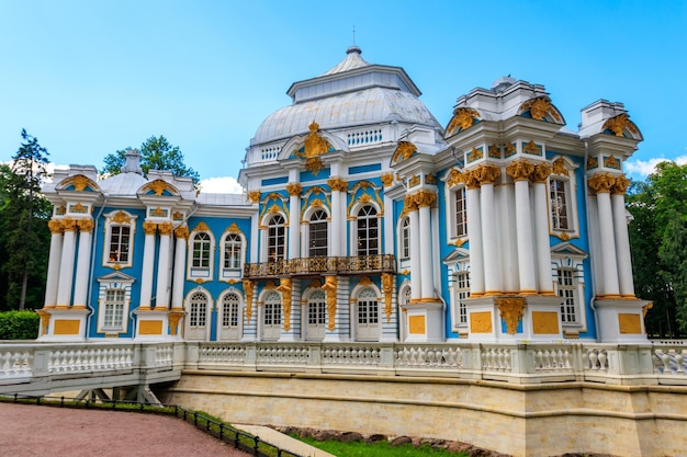 Pavillon Eremitage im Katharinenpark in Tsarskoe Selo in Puschkin Russland