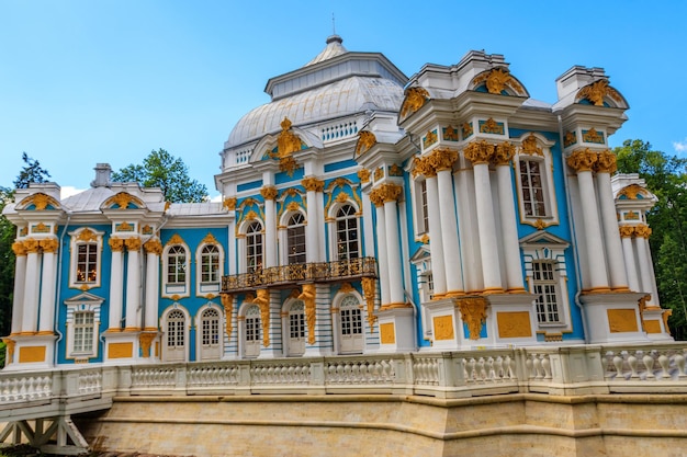 Pavillon Eremitage im Katharinenpark in Tsarskoe Selo in Puschkin Russland