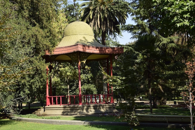 Pavillon im Stadtpark Santiago Chile