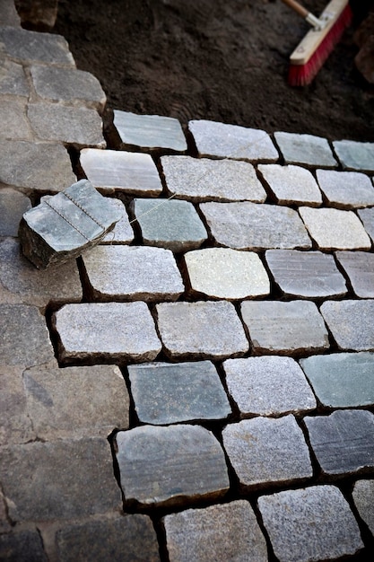 pavimentación de una calle