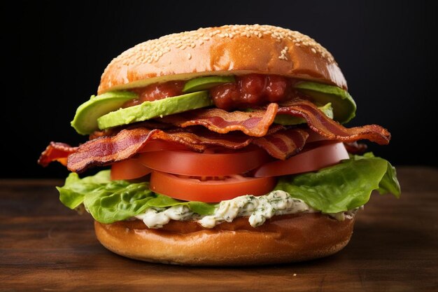 El pavo aguacate BLT Burger Joy